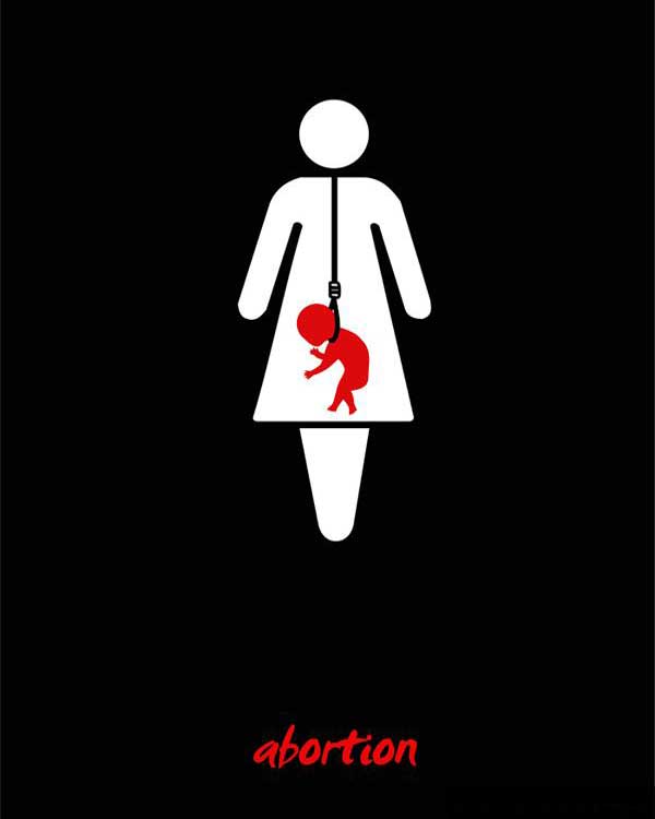 پوستر سقط جنین قتل است