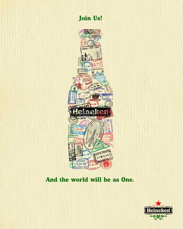 پوستر تبلیغاتی شرکت آبجو Heineken