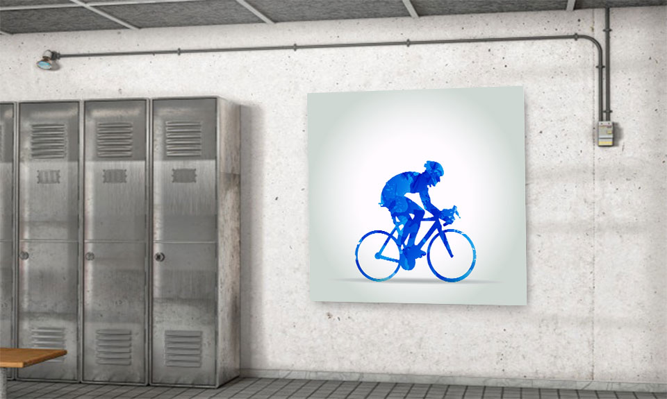 تابلو ورزشی دیجیتال دوچرخه سوار